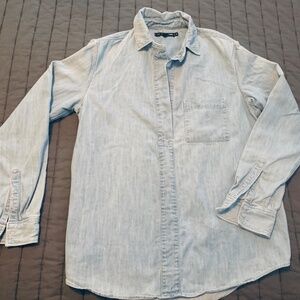 Rag & Bone light jeans shirt Small